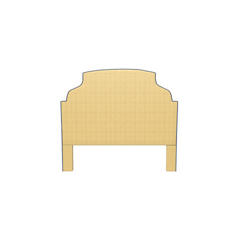 Aspen Headboard in Natural Raffia