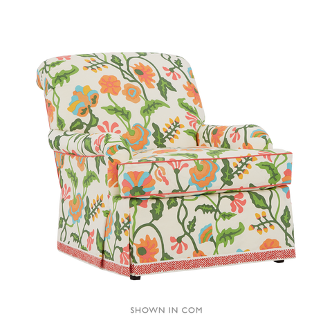 Kensington Club Chair with Skirt