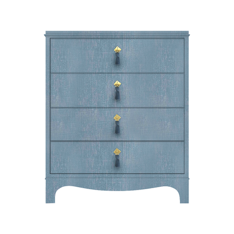 Easton Bachelor Chest in Denim Blue Finish
