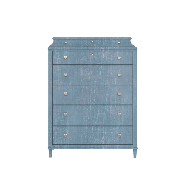 Rowayton Bachelor Chest in Denim Blue Finish - Dressers and Chests