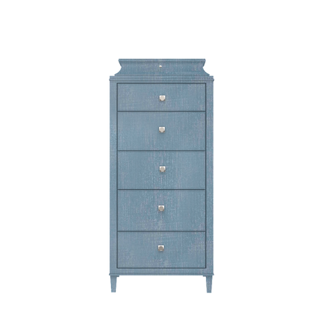 Rowayton Bachelorette Chest in Denim Blue Finish