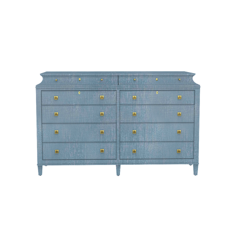 Rowayton Double Chest in Denim Blue Finish