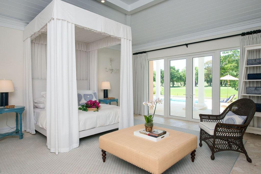 Chatham Ottoman in Natural Raffia